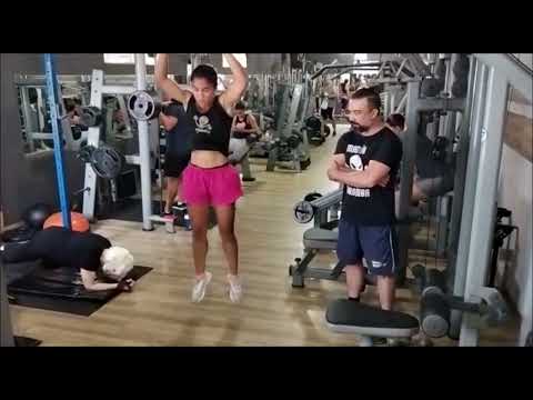 Treinamento fisico de Ruth Ravena com os preparadores fisicos Thiago Fermino e Robinson Canada