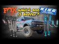 In Depth Comparison Fox Vs King Shocks For The 2021 Ford Bronco