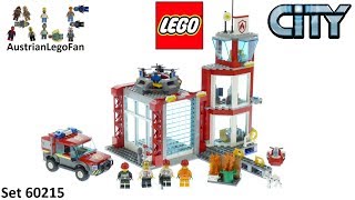 Lego City 60215 Fire Station Speed Build