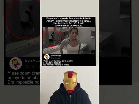 En Scary Movie 5 (2013), Ashley Tisdale intentó mantenerse seria y no pudo 😂