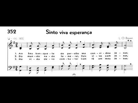 Hinário 5 CCB - Hino 352 - Sinto viva esperança - Strings - Teclado Yamaha PSR S670