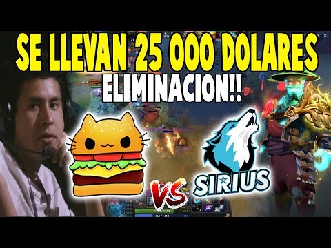 ¡ELIMINACIÓN! Anvorgesa vs Sirius [Game 2] - Se Llevan 25000 Dolares!! - STARLADDER DOTA 2