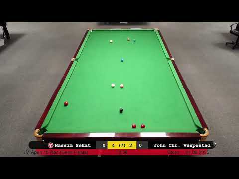 Semifinale - NM Åpen 15 Rød 2025: Nassim Sekat vs. John Christian Vespestad