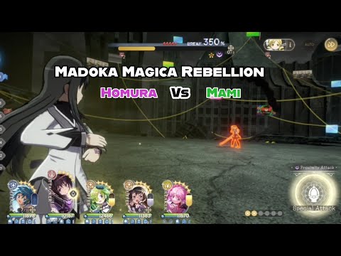 Homura vs Mami Madoka Magica Rebellion Nightmare Mode | Madoka Magica Magia Exedra