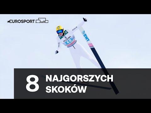 Najbardziej NIEUDANE SKOKI narciarskie w tym sezonie!