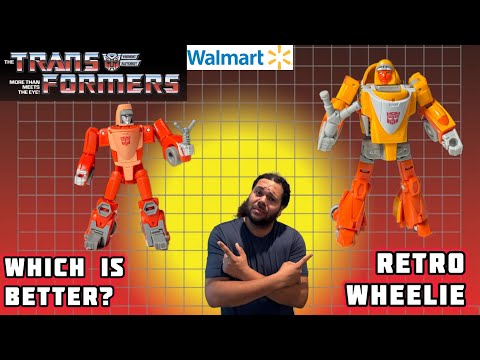 Enlarged for CHUG! Walmart exclusive Transformers Retro G1 Wheelies 4K Video Review