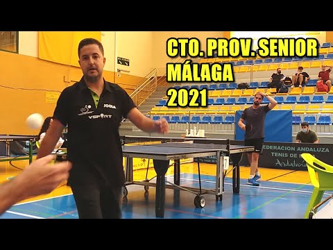 🏓 JoseMi Galindo vs Francis Vargas 🏓 Campeonato Provincial Tenis de Mesa Senior Málaga 2021