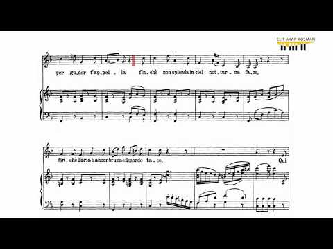 W. A. Mozart, Le Nozze di Figaro, Deh vieni non tardar accompaniment