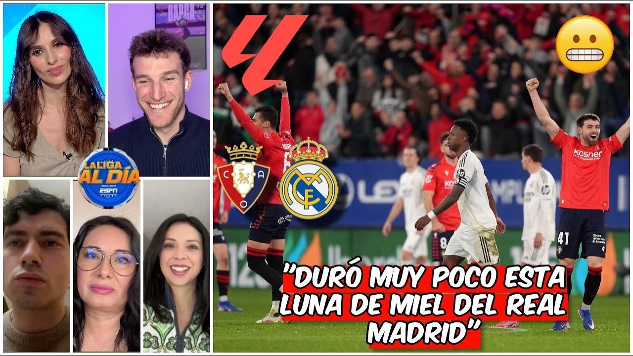 REAL MADRID PERDERÁ EL LIDERATO tras PERDER vs OSASUNA. BARCELONA está DE FIESTA | La Liga Al Día