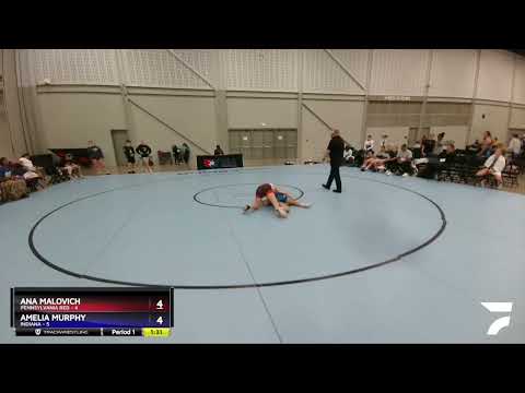 112 Lbs Round 1 (6 Team) - Ana Malovich, Pennsylvania Red Vs Amelia Murphy, Indiana 9968