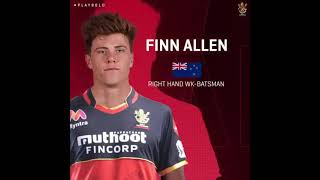 Finn Allen replaces Josh Philippe for #IPL2021.  part of RCB's .#PlaBold #WeAreChallengers