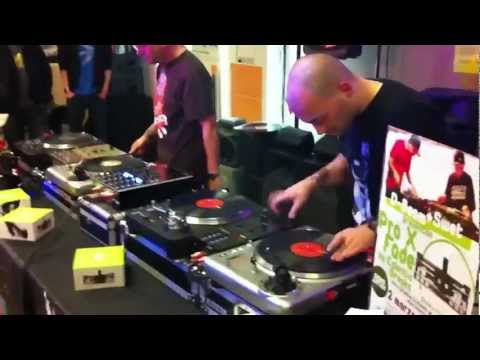 DJs D-Beam & Swet pro X fade demo Barcelona