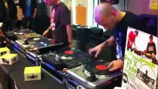 DJs D-Beam & Swet pro X fade demo Barcelona