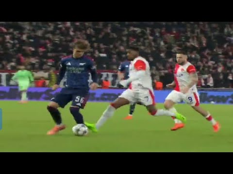 15Yrs Max Dowman Debut In UEFA Champions League Slavia Praha vs Arsenal #maxdowman #Dowman #arsenal