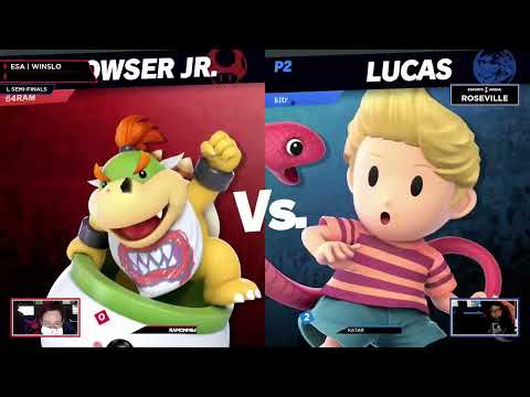 ramonM64 (Bowser Jr.) vs Katar (Lucas) - ESA Roseville Monthly Losers Semi Finals