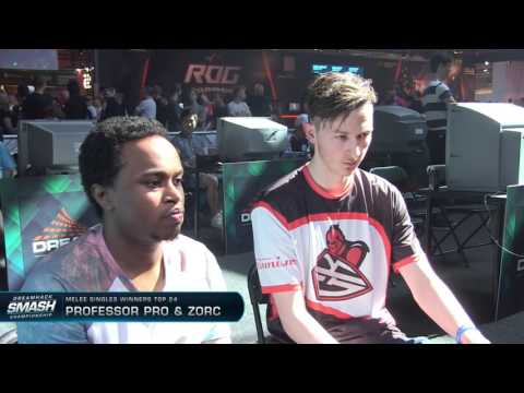 DHS17 - Professor Pro (Fox) Vs. GK | Zorc (Falco) - Winners Top 24 - Melee Singles
