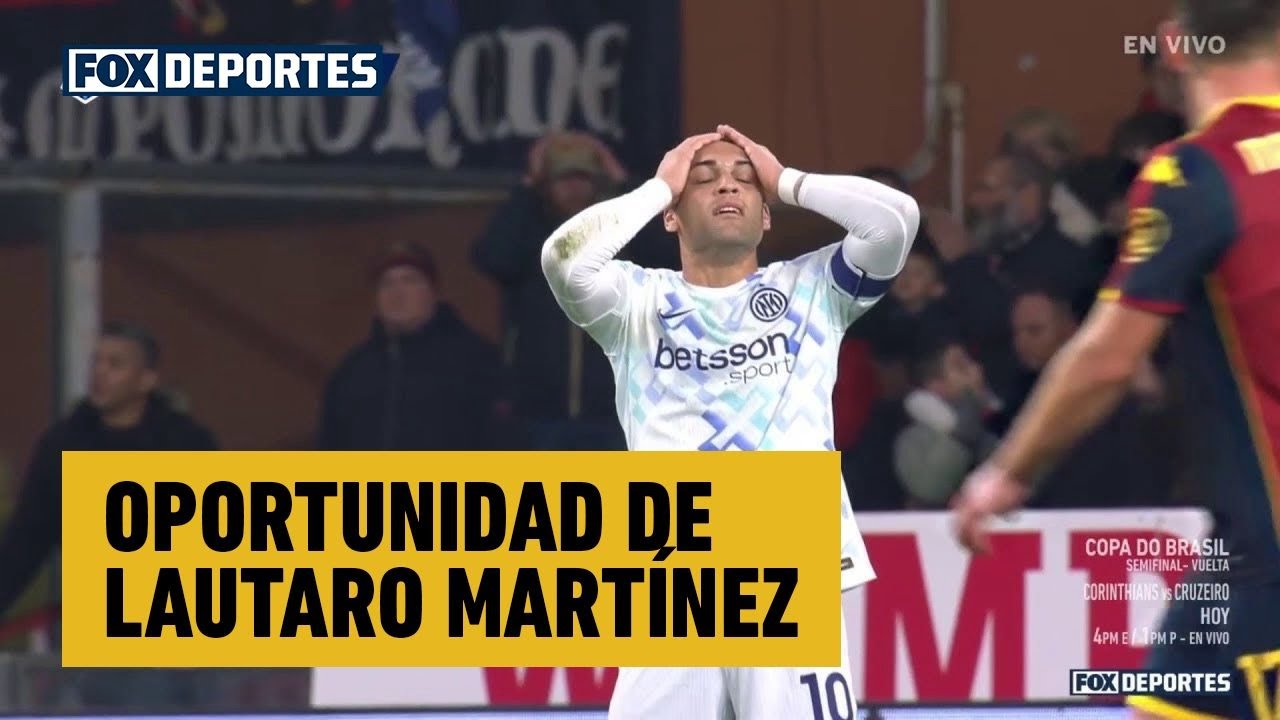 😮‍💨🔥 OPORTUNIDAD DE Lautaro Martínez | Genoa 0-1 Inter | Serie A 2025 | Jornada 15