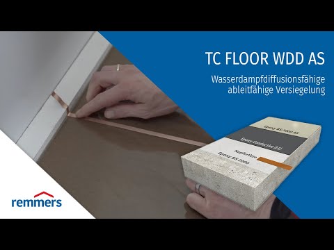 Wasserdampfdiffusionsfähige, ableitfähige Versieglung – TC Floor WDD AS von Remmers