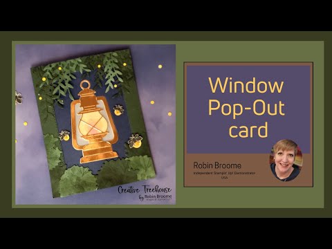 Lighting the Way Window Pop-Out Card