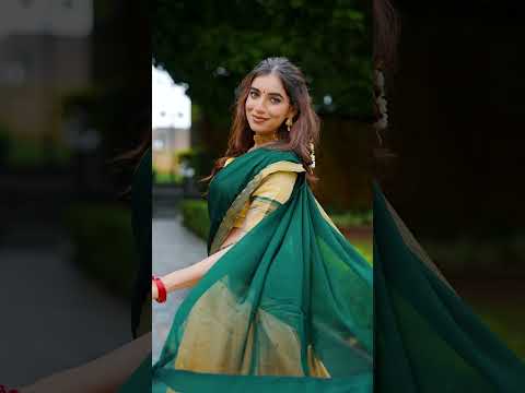 Green Elegant Kanchipuram Lehenga with Zari Weaving Work – Full-Stitched Lehenga & Blouse with Georgette Zari Dupatta