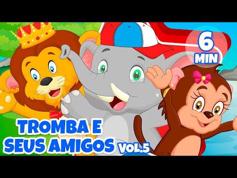 Tromba e seus Amigos Vol. 5 - Giramille 6 min | Desenho Animado Musical