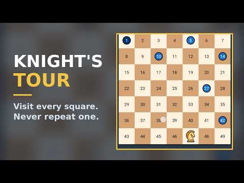 Knight's Tour: Chess Puzzle video thumbnail