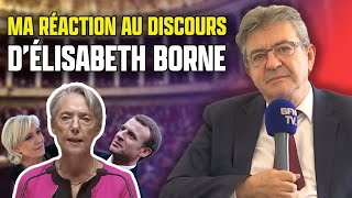 Ma réaction au discours d'Élisabeth Borne à l'Assemblée nationale