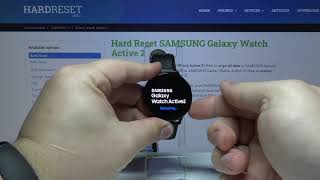 How to Factory Reset in SAMSUNG Galaxy Watch Active 2 – Restore Default / Wipe Data