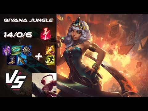 JUNGLE Qiyana vs Lee Sin - EU Challenger Patch 25.19