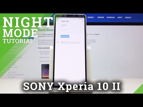 How to Enable Night Mode in SONY Xperia 10 II - Eye Comfort Mode