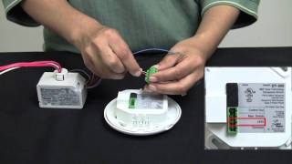 Wattstopper: How to Wire a DT-305 Dual Technology Ceiling Sensor