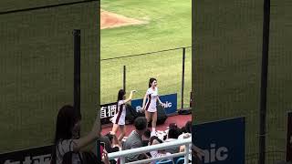 【Rakuten Girls】#李昀 #菲菲 @桃園棒球場 20241026 #台湾チア #cheerleading #cheerdance #rakutengirls