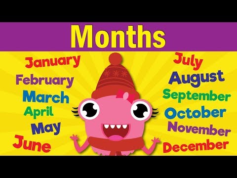 Months of the Year Song | Learn the 12 Months