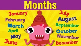Months of the Year Song | Learn the 12 Months | Kindergarten, Preschool & ESL | Fun Kids English