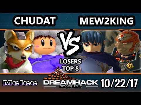 DHDEN17 Melee - Liquid`ChuDat (ICs, Fox) Vs. FOX MVG | Mew2King (Marth, Ganon) - SSBM Singles LT8