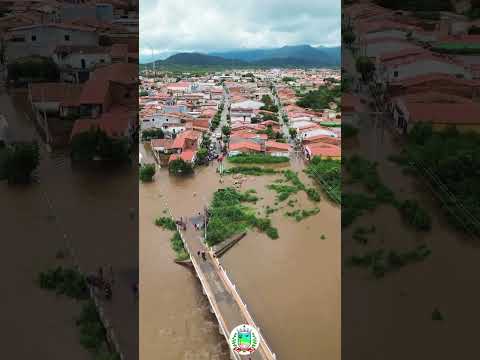 Fortes chuvas causam alagamentos em Coreaú Ceará