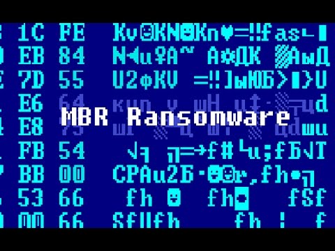 MBR Ransomware in action