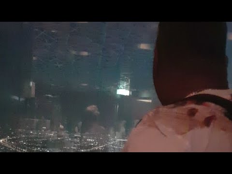 live at #burjkhalifa 125th Floor night view, aliyah 1st tour #dubai #day2 @aliyahezrinfm7710