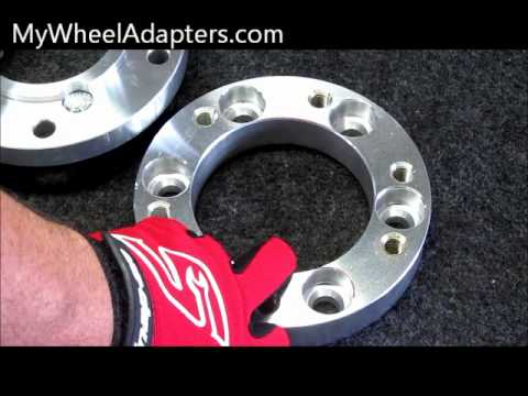 6x5.5 to 5x4.5 - 6 to 5 Lug Wheel Adapter Spacer.wmv