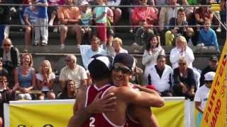 preview picture of video 'Finales Beach Volley 2012 Saint Quay Portrieux'