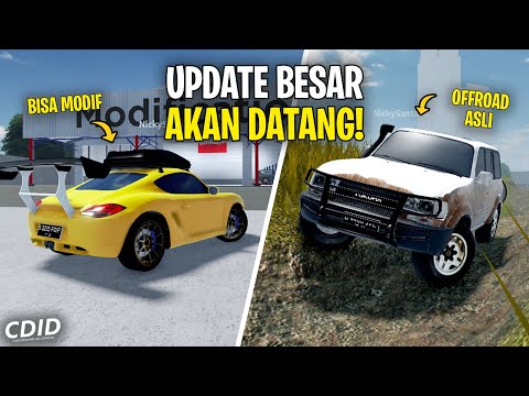 Review Lengkap Update Besar Baru di CDID - Car Driving Indonesia Update (Roblox)