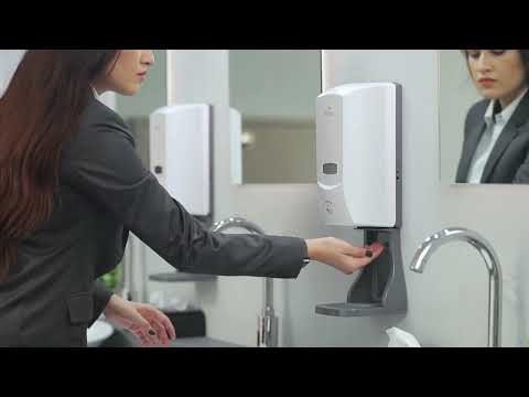Automatic soap sanitizer dispenser with tray & stand