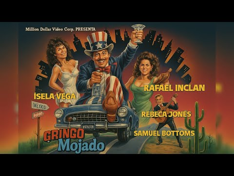 Gringo mojado (1984), de Ricardo Franco con Rafael Inclán, Rebeca Jones e Isela Vega.