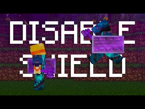How To Disable Anyones Shield FAST | Minecraft PVP