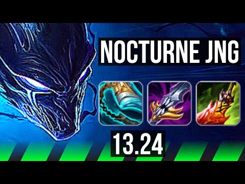 NOCTURNE vs RUMBLE (JNG) | Rank 1 Nocturne, 17/3/9, Legendary, Comeback | JP Challenger | 13.24