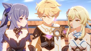 Download lagu Keqing thinks Aether and Lumine has a romantic relationship mp3