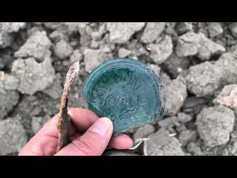 A walk by the western slopes of Mamayev Kurgan, Stalingrad. Picking up souvenirs