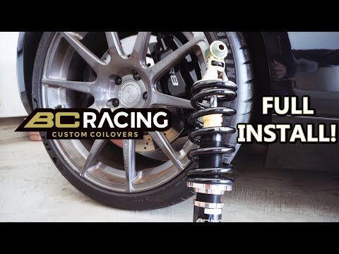 BC Racing Coilovers: Full Install Video on my Audi R8!
