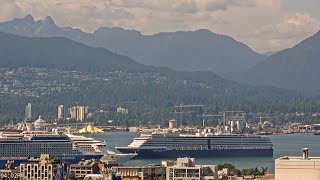 LIVE: Vancouver Live Cam | Noordam, Serenade of the Seas & Celebrity Solstice Full Day in Vancouver