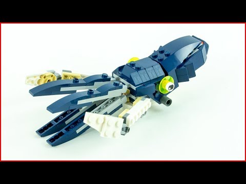 Vidéo LEGO Creator 31088 : Les créatures sous-marines